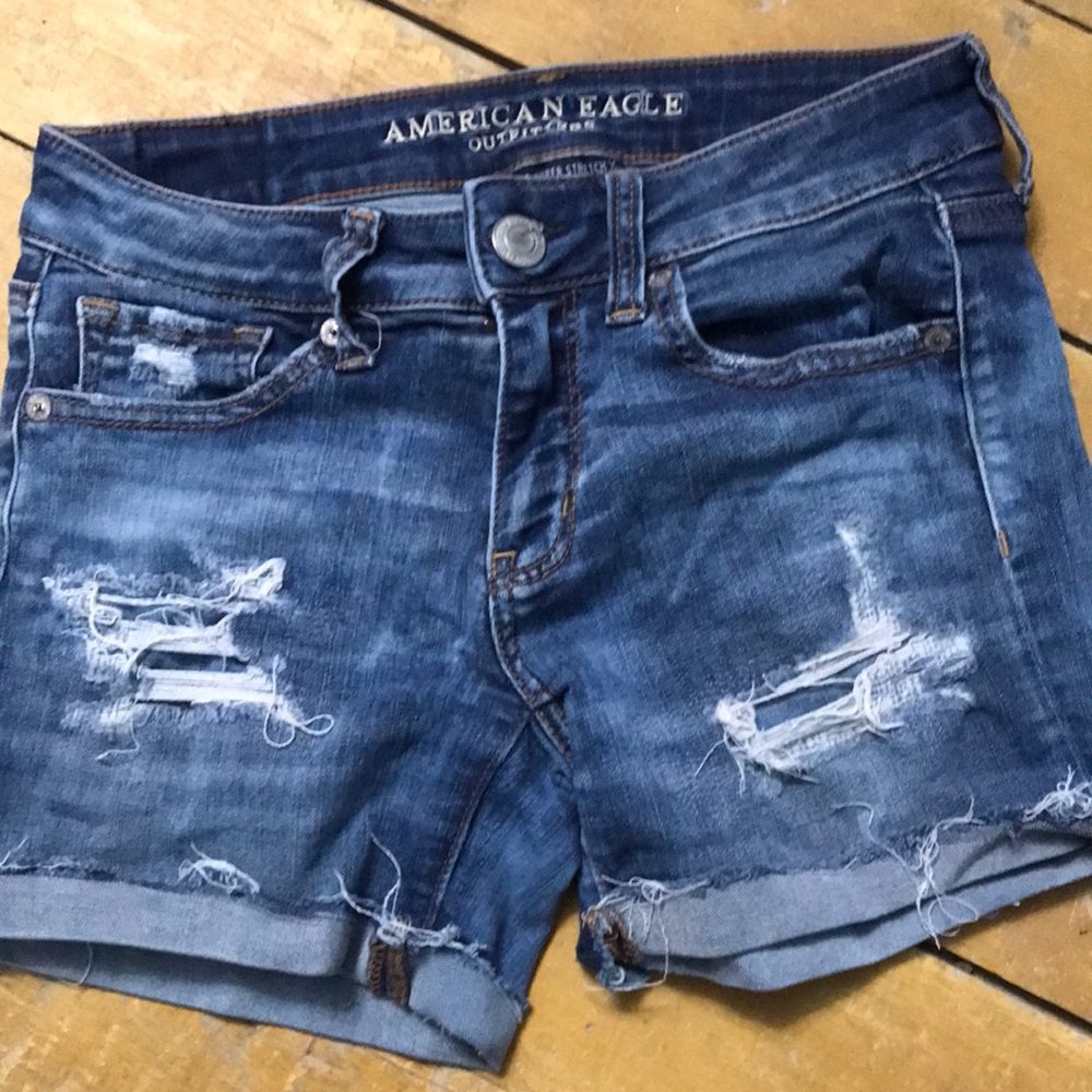 american eagle jean shorts